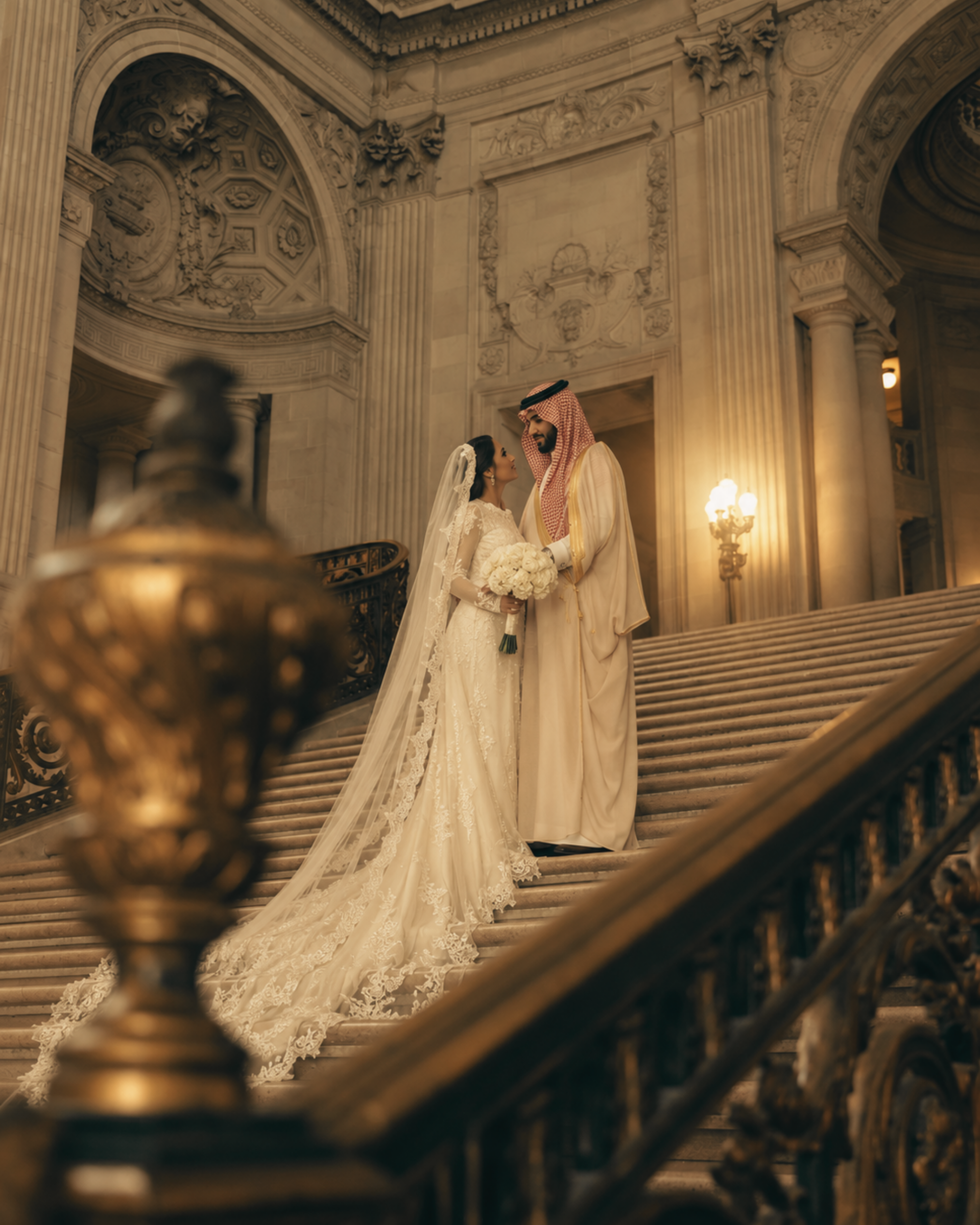 A refined wedding celebration detail.