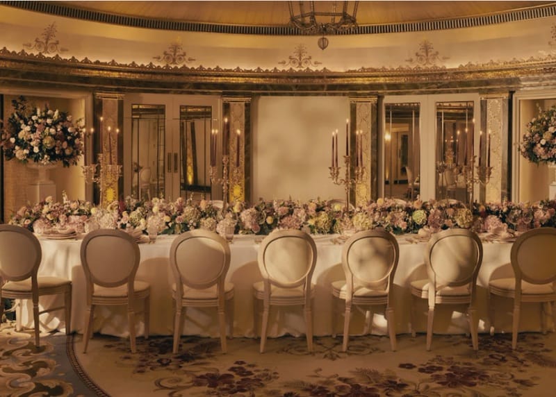 The Dorchester Hotel wedding venue in London, UK