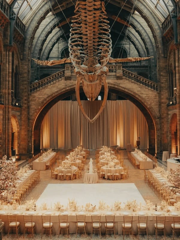 The Natural History Museum wedding venue in London, UK