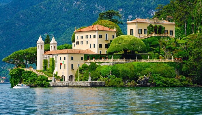Villa Balbiano wedding venue in Como, Italy